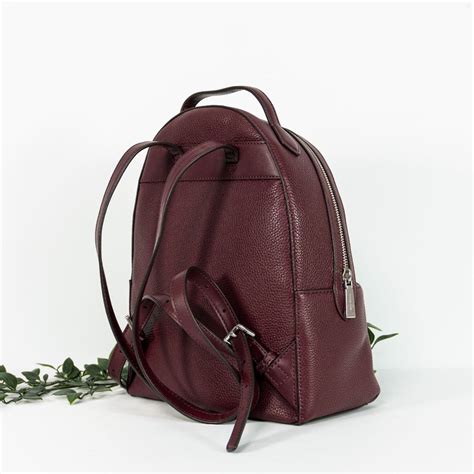 Valerie Medium Pebbled Leather Backpack 